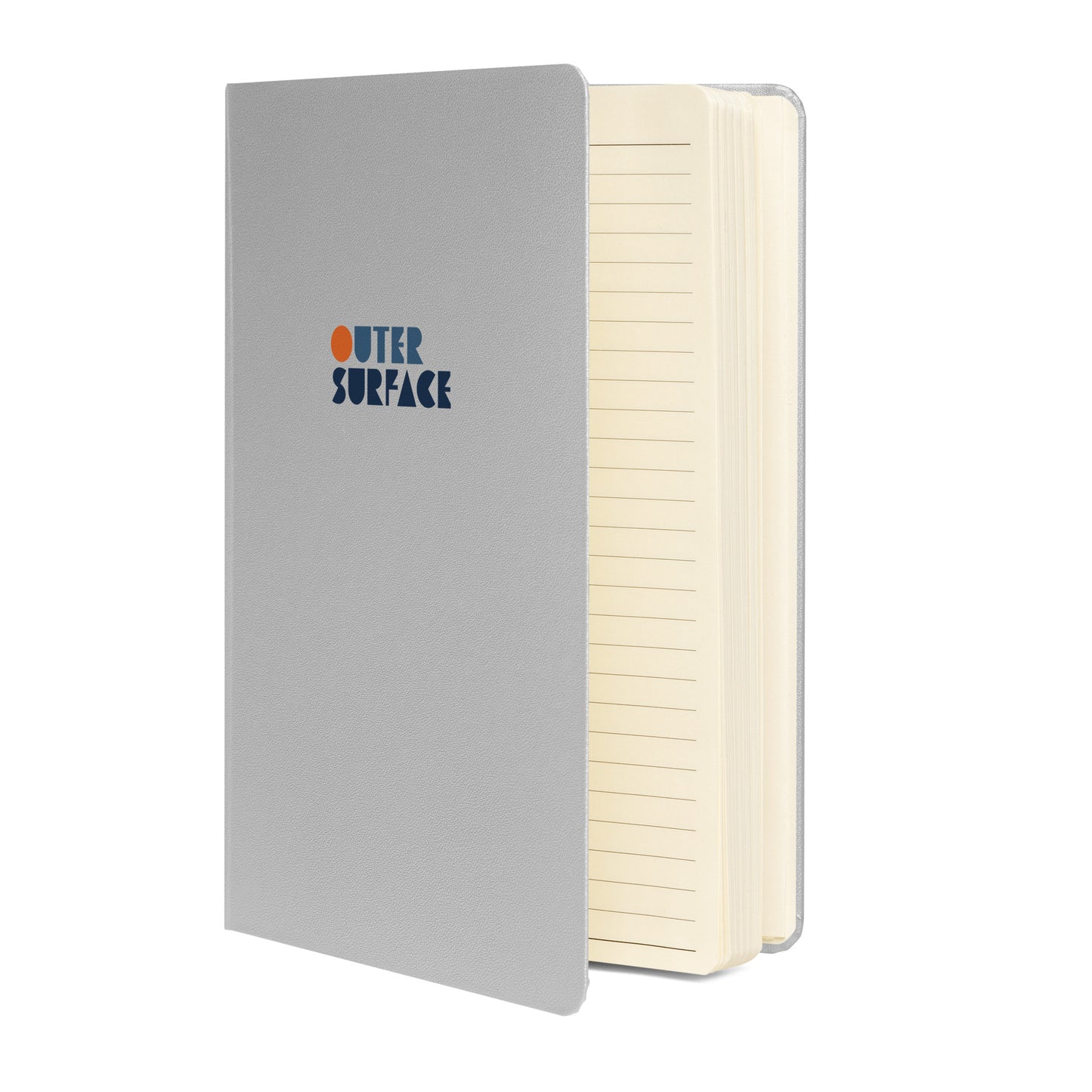 Gray Hardcover Notebook w Logo