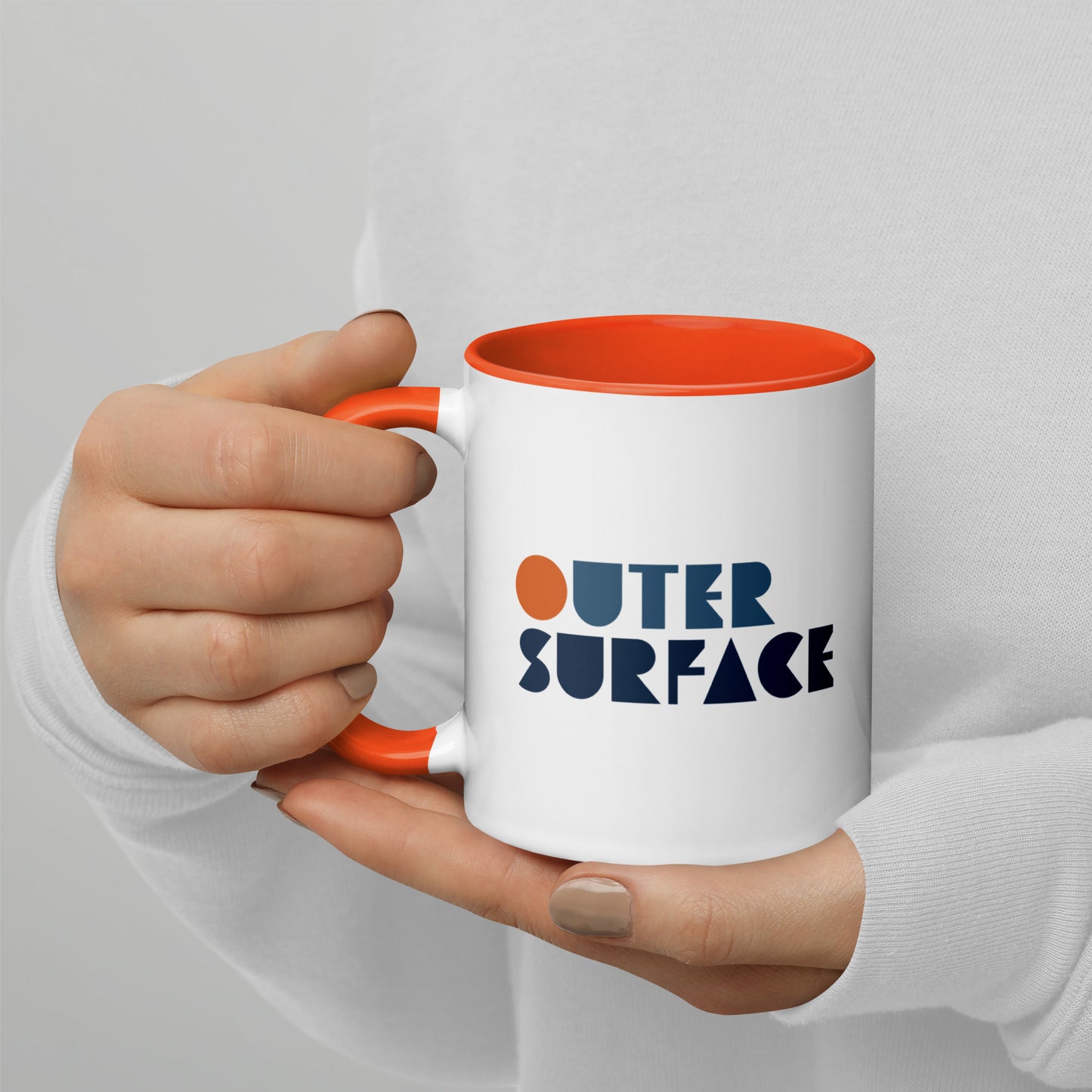 11oz Logo Mug w Orange Accents